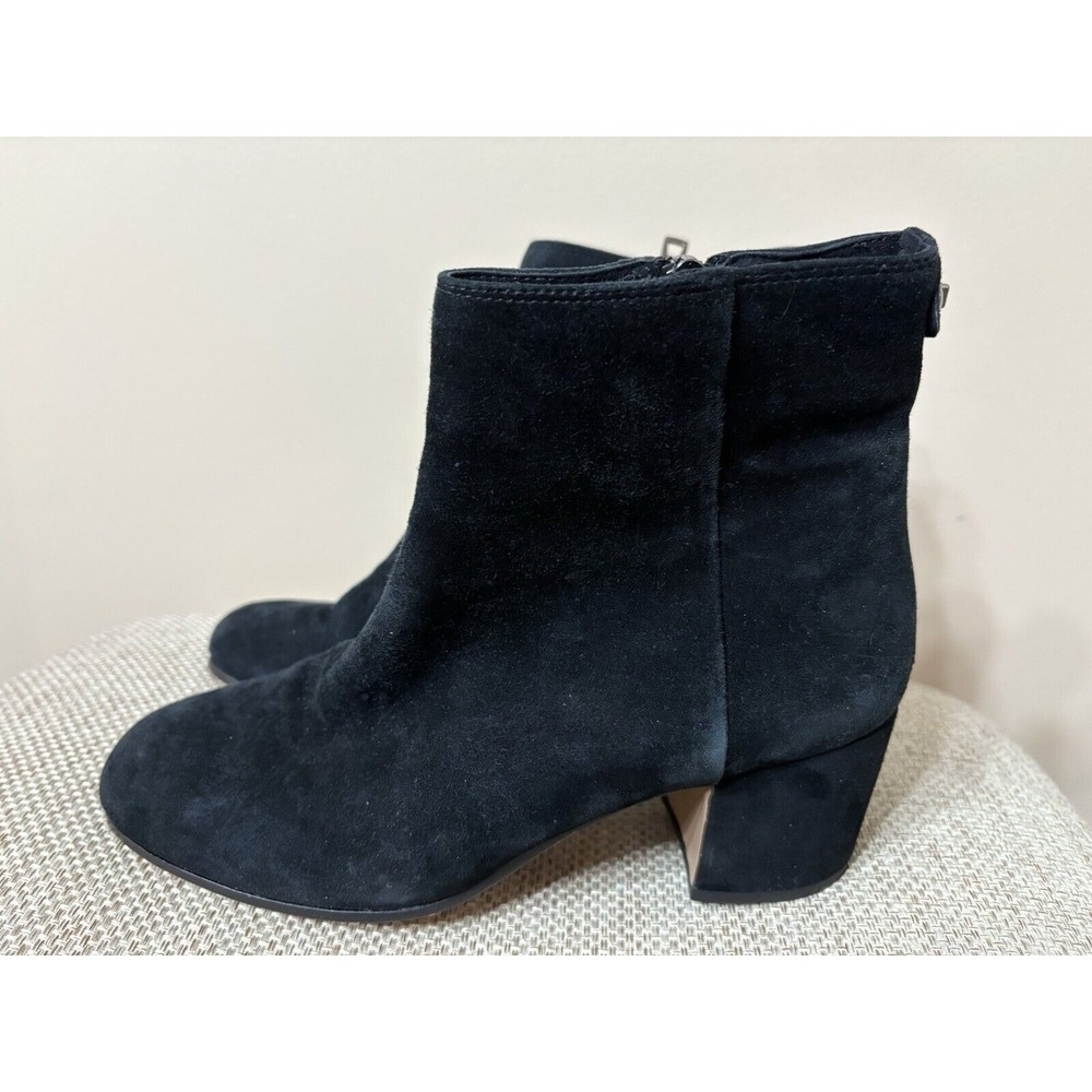 Coach Women's 8 Black‎ Suede Bonnie Boot Block Heel A00049